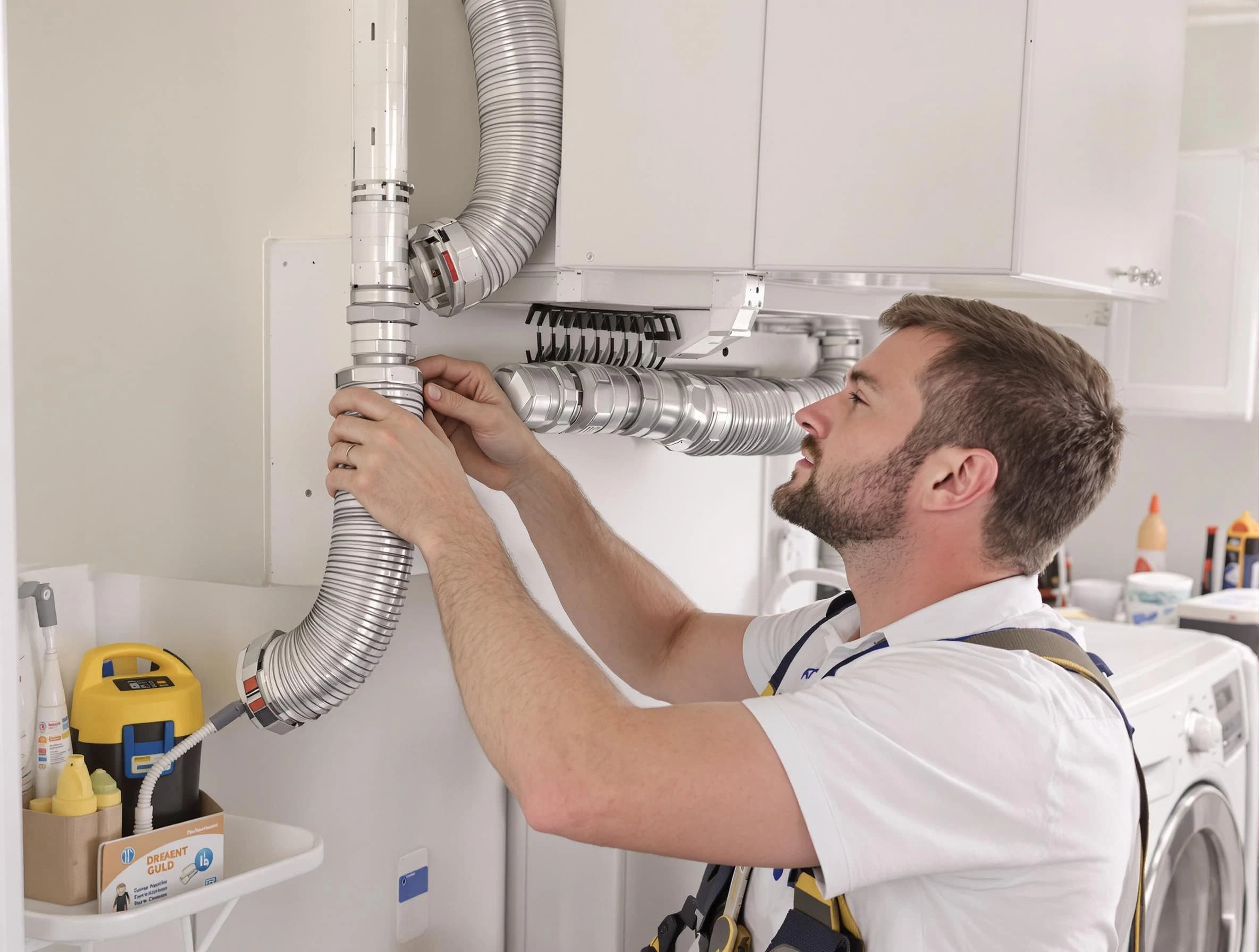 Professional dryer vent repair and installation by Medford Dryer Vent Cleaning in Medford