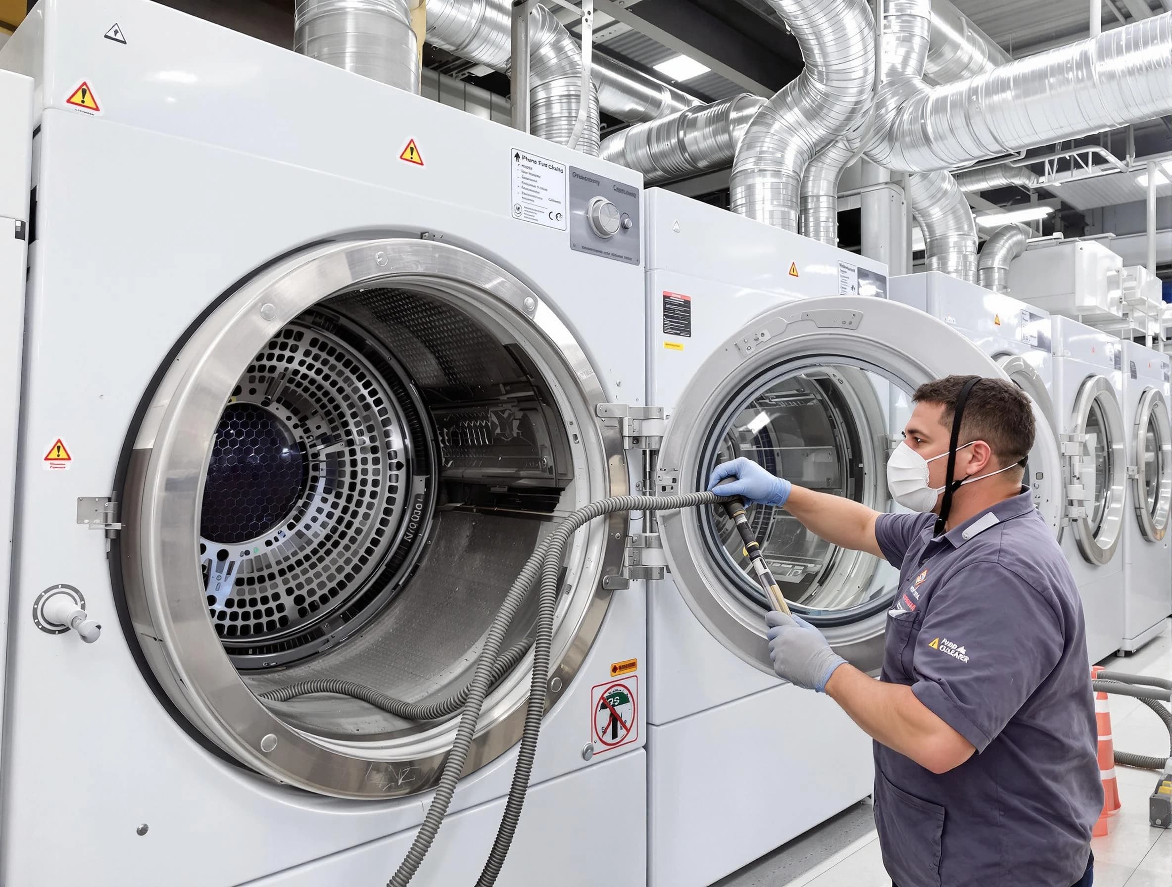 Industrial-grade dryer vent cleaning by Medford Dryer Vent Cleaning in Medford