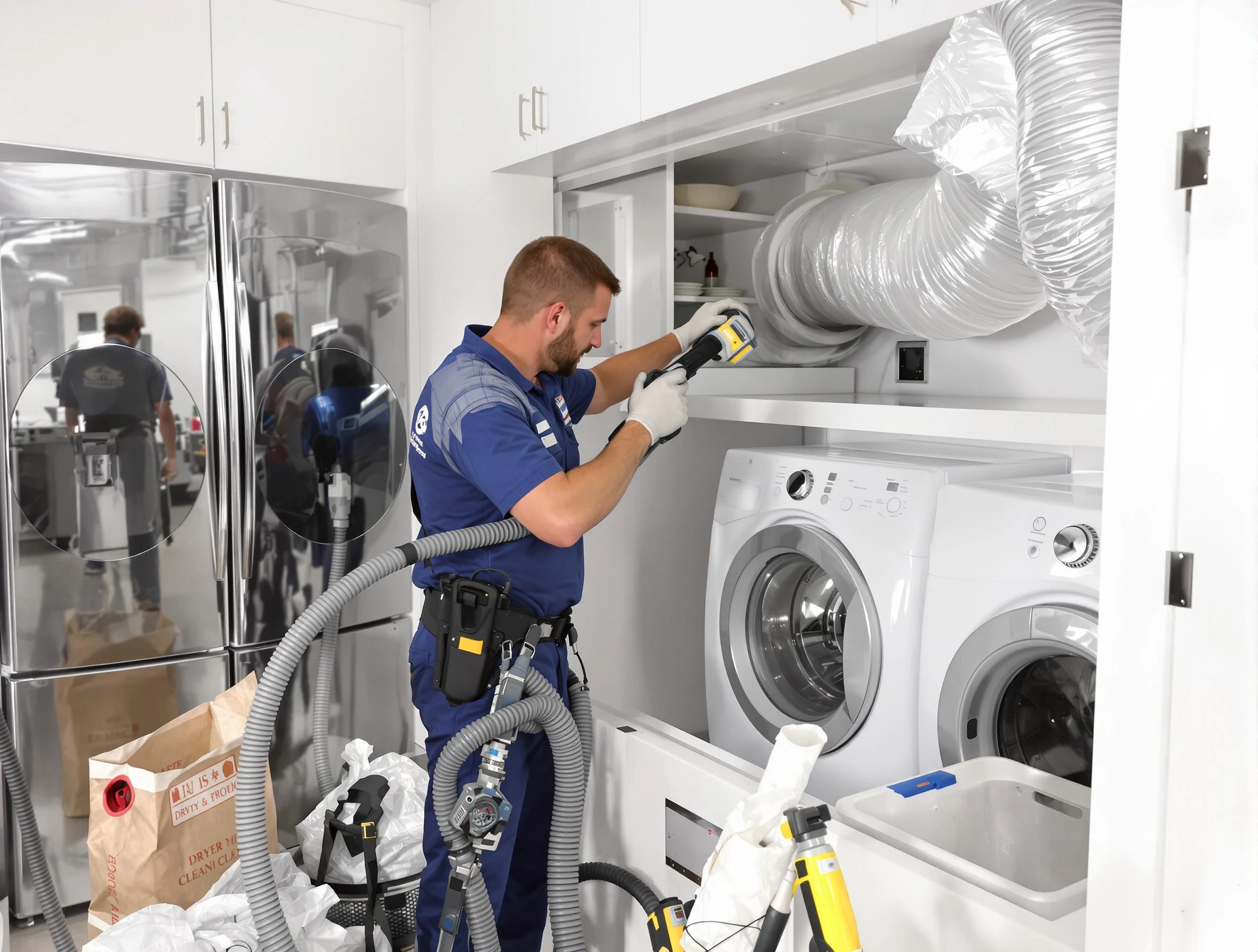 Professional duct cleaning by Medford Dryer Vent Cleaning in Medford