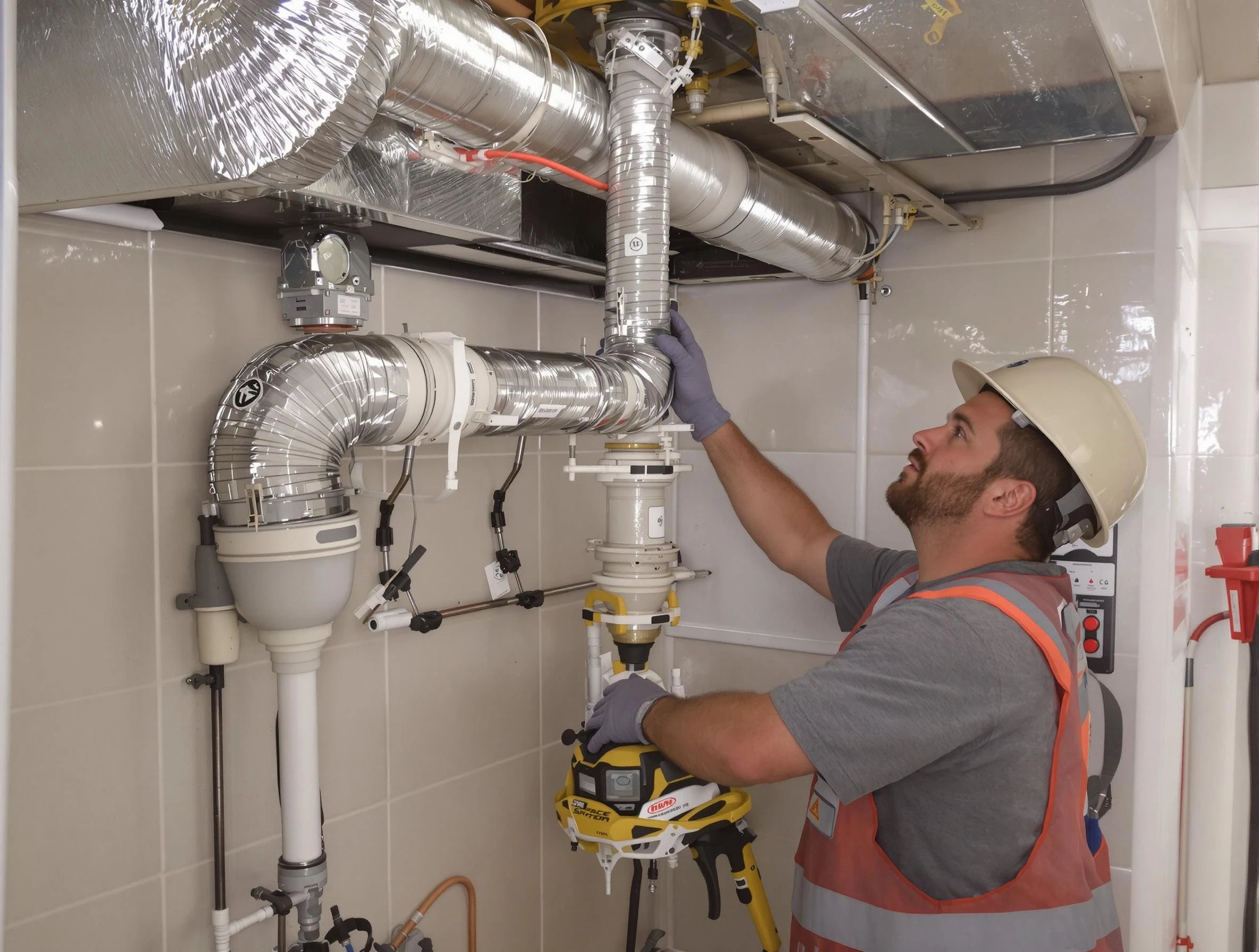 Medford Dryer Vent Cleaning expert performing professional dryer vent repair and installation in Medford